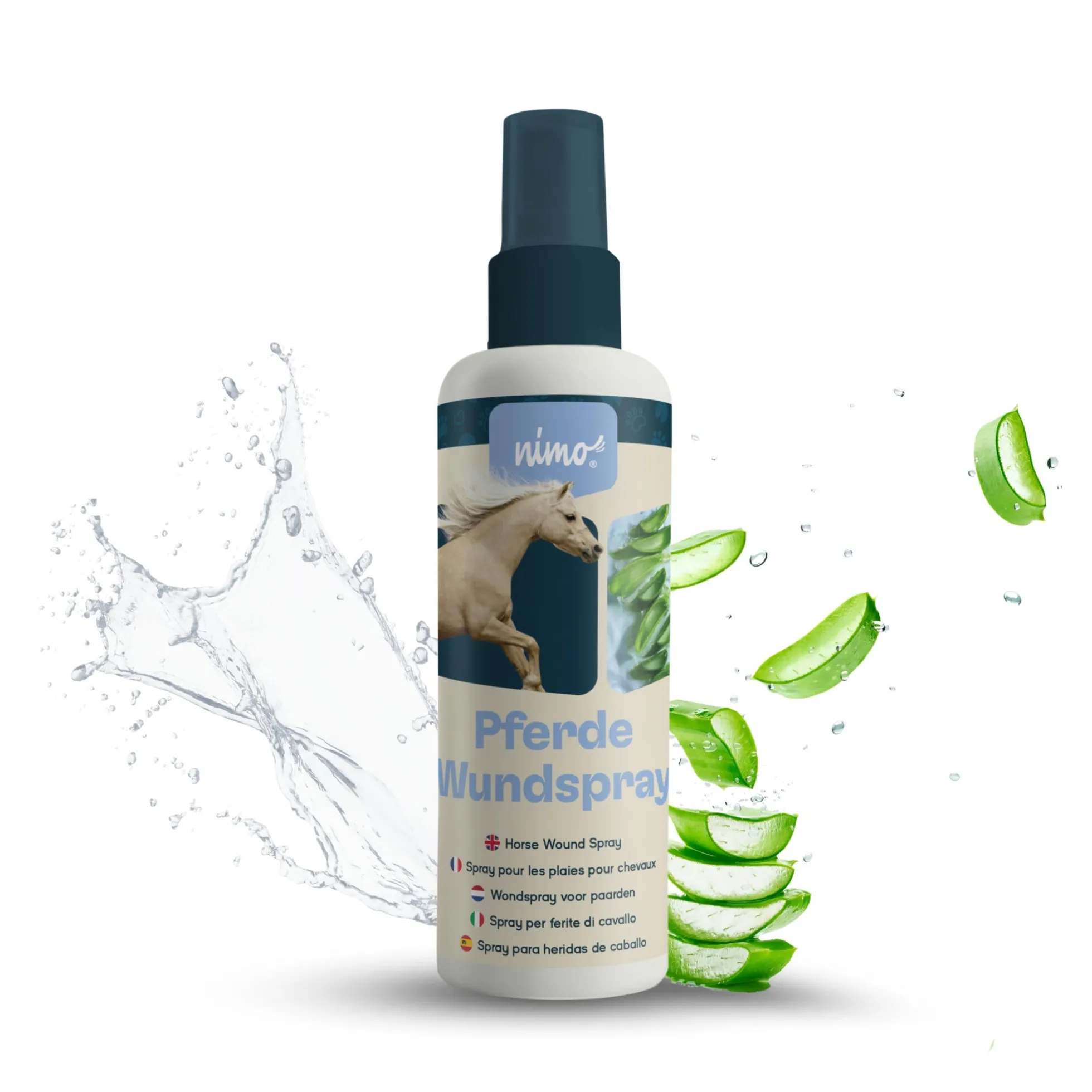 Spray Para Heridas Para Caballos - Nimo - 125 Ml