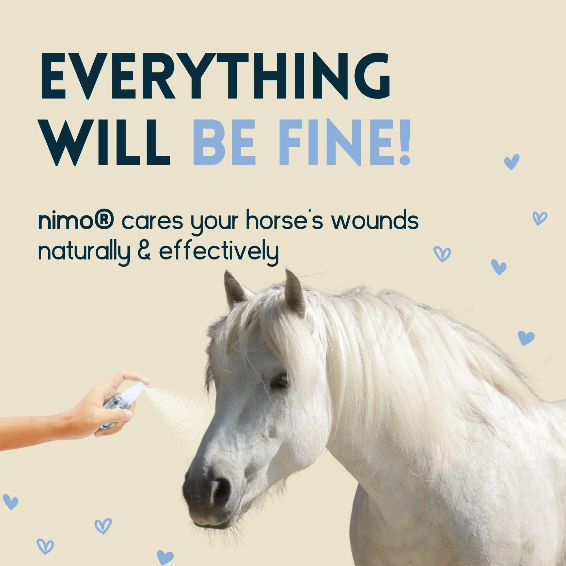 Spray Para Heridas Para Caballos - Nimo - 125 Ml