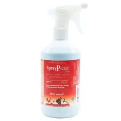 SprayPicaje 500Ml - Spray Contra El Picaje En Aves - Su Sabor Repele A Las Aves - Previene El Canibalismo - 100% Natural