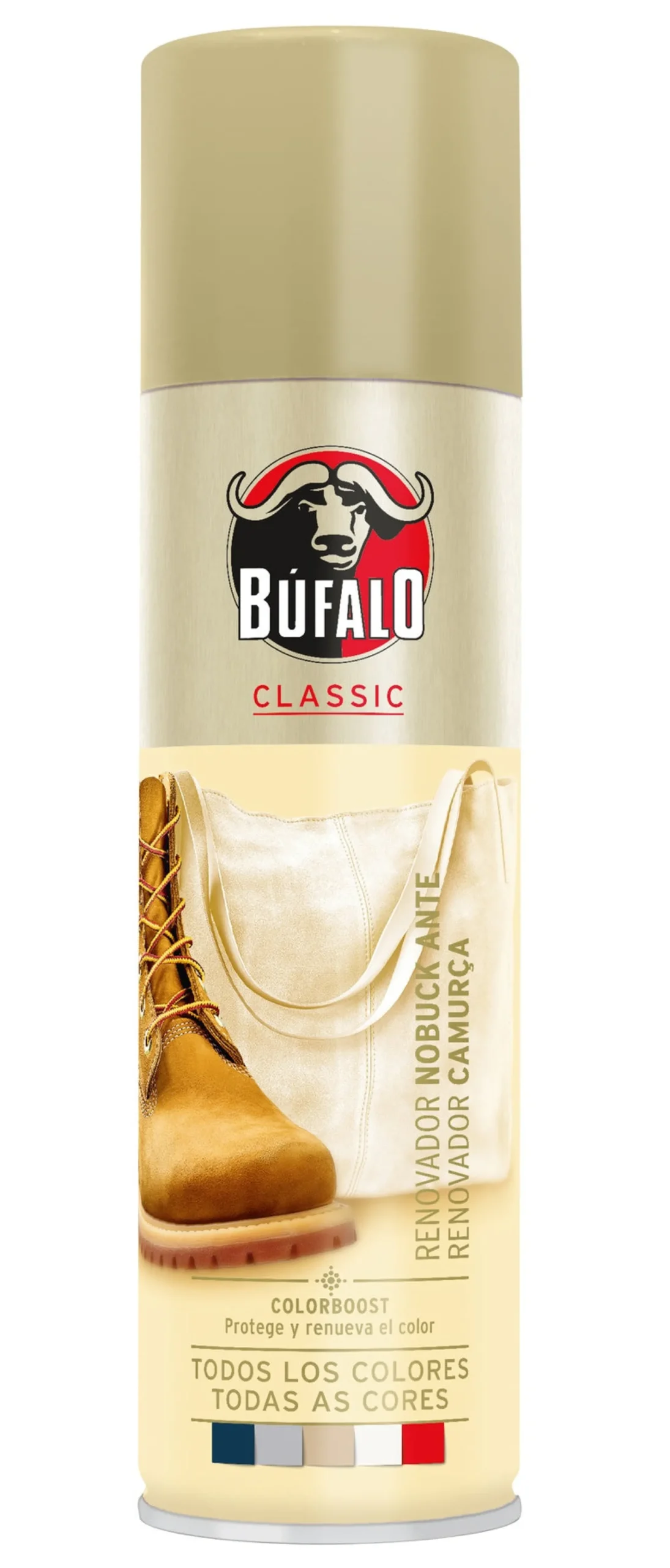 Spray Renovador Ante/Nubuck Incoloro Bufalo 250Ml