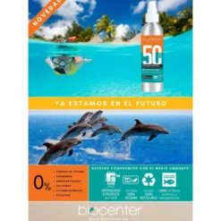 Spray solar alta protección UVA SPF 50 ecológica, vegana, sin nanopartículas 125 ml