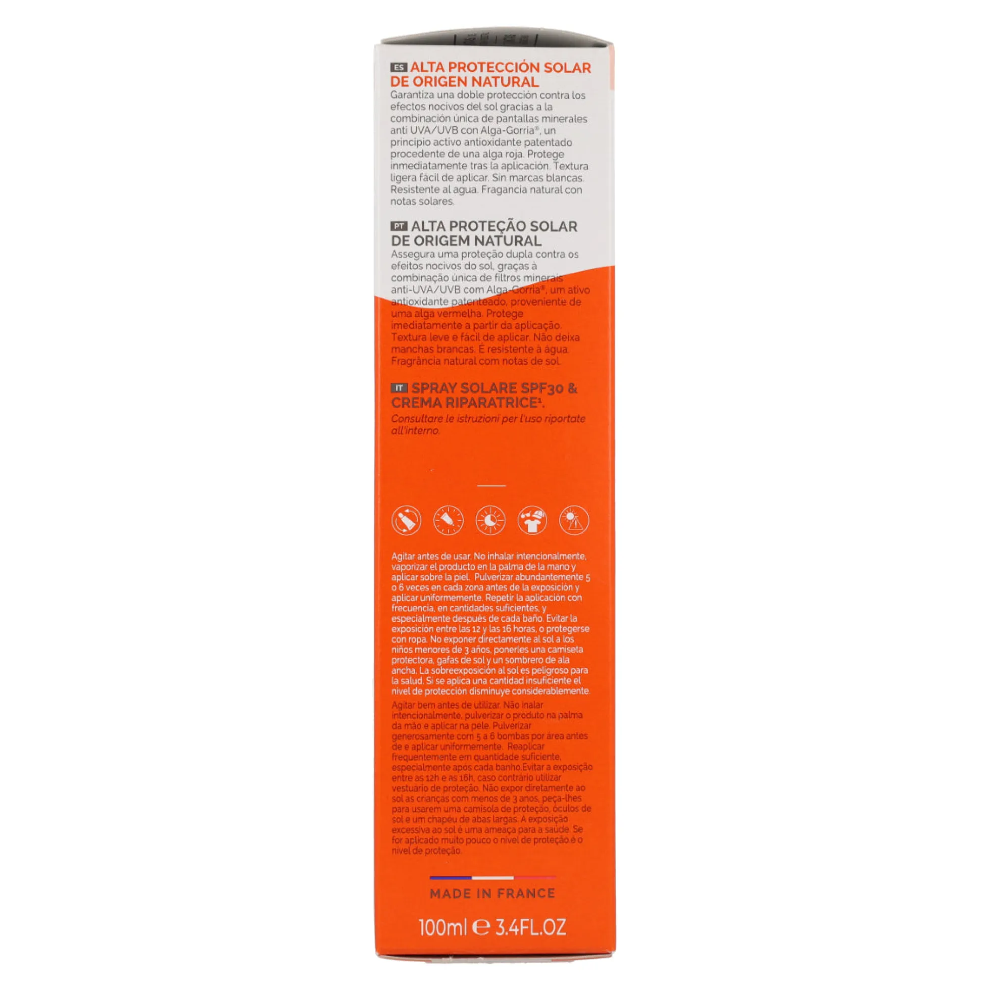 Spray solar cara & cuerpo SPF 30 Algas Maris 100 ml