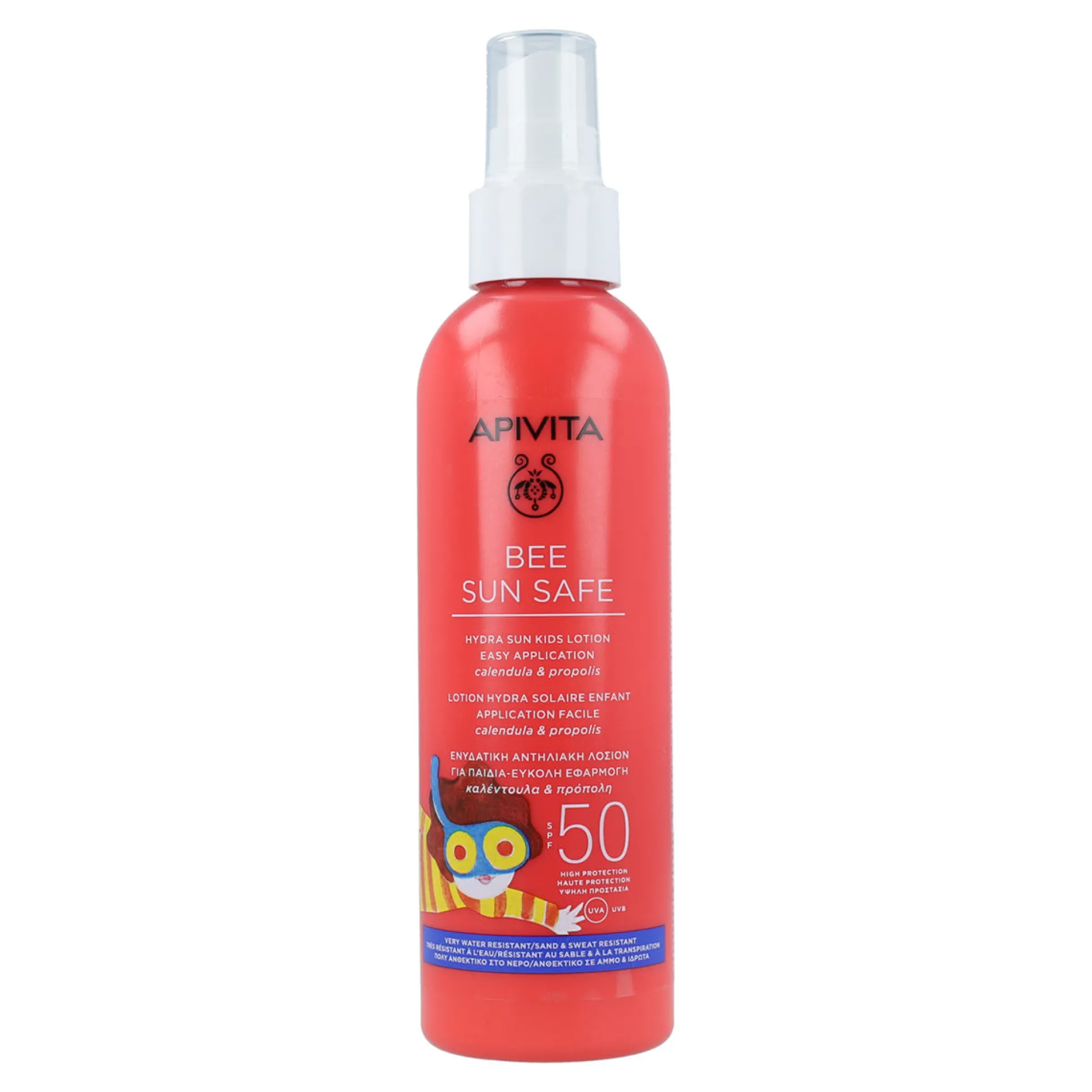 Spray solar infantil SPF50 Apivita 200ml