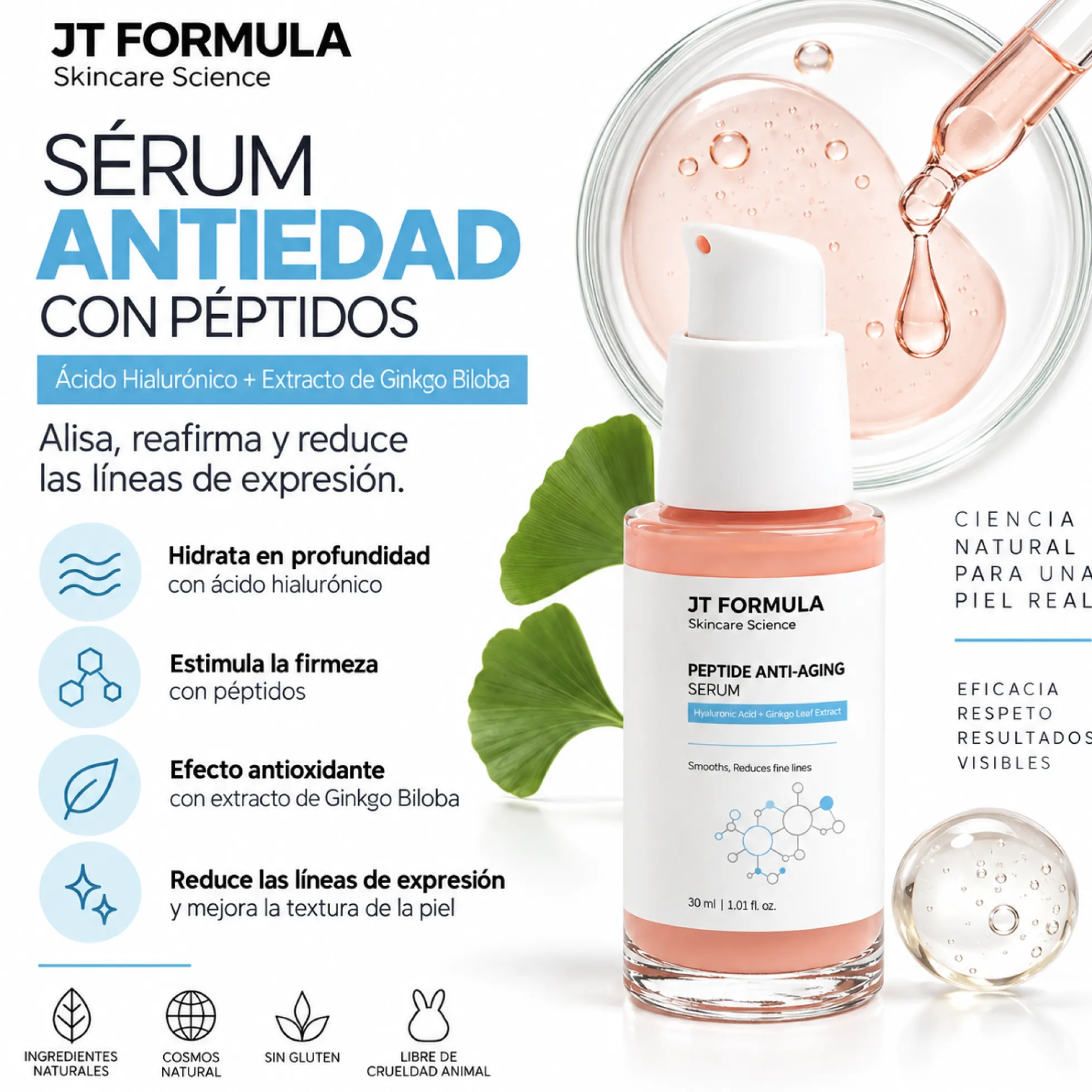 Sérum Antiedad Con Péptidos