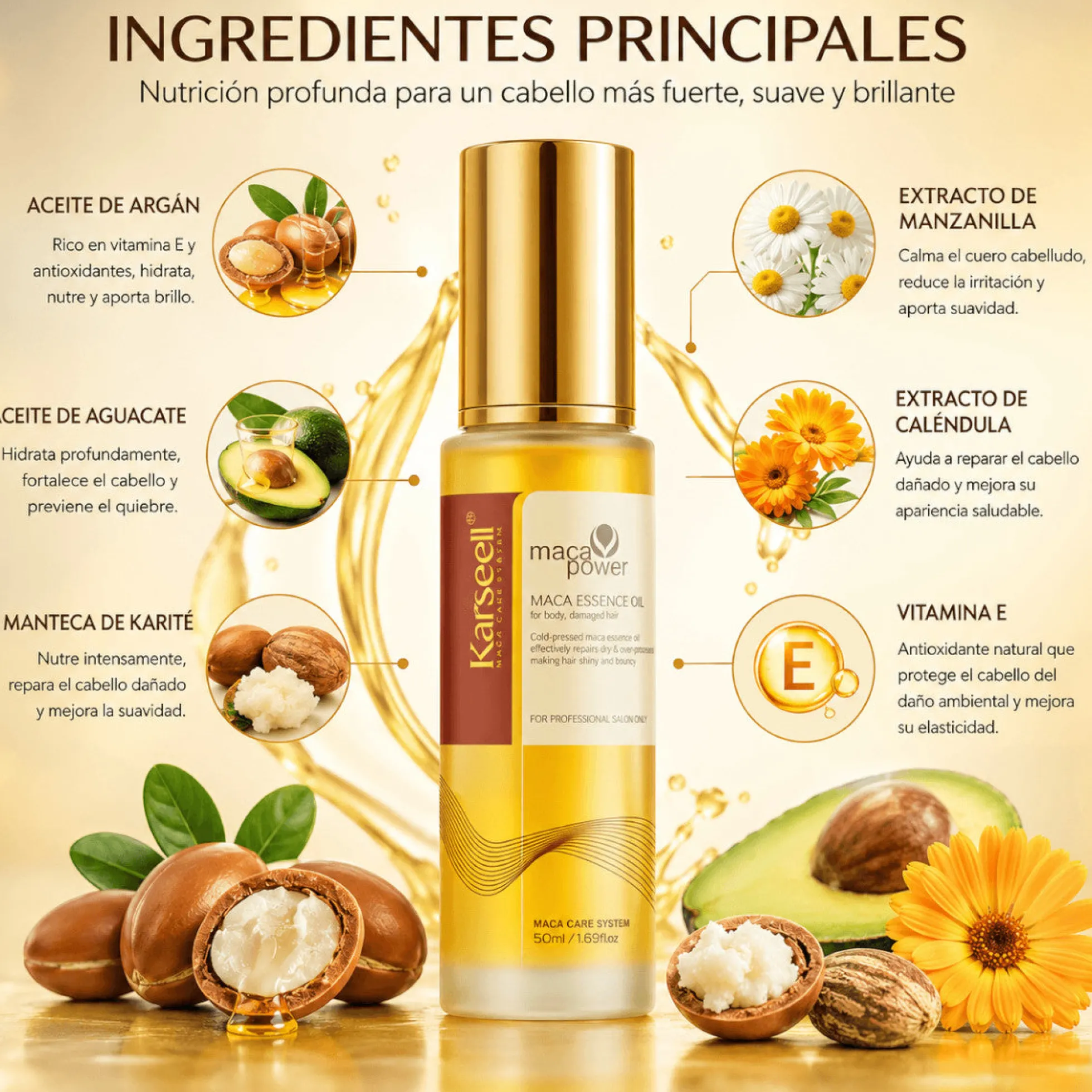Sérum de Aceite de Argán Karseell 50 ml