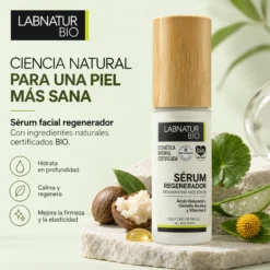 Sérum Facial Regenerador Labnatur Bio 30 ml | Regeneración, Firmeza, Elasticidad y Luminosidad | Vegano