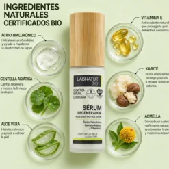 Sérum Facial Regenerador Labnatur Bio 30 ml | Regeneración, Firmeza, Elasticidad y Luminosidad | Vegano