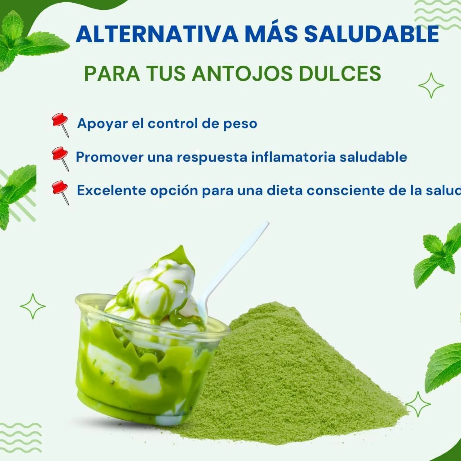 Stevia En Polvo Bio - 100g | Endulzante Natural Ecológico Vegano, Alternativa Al Azúcar Refinado, Sin Gluten
