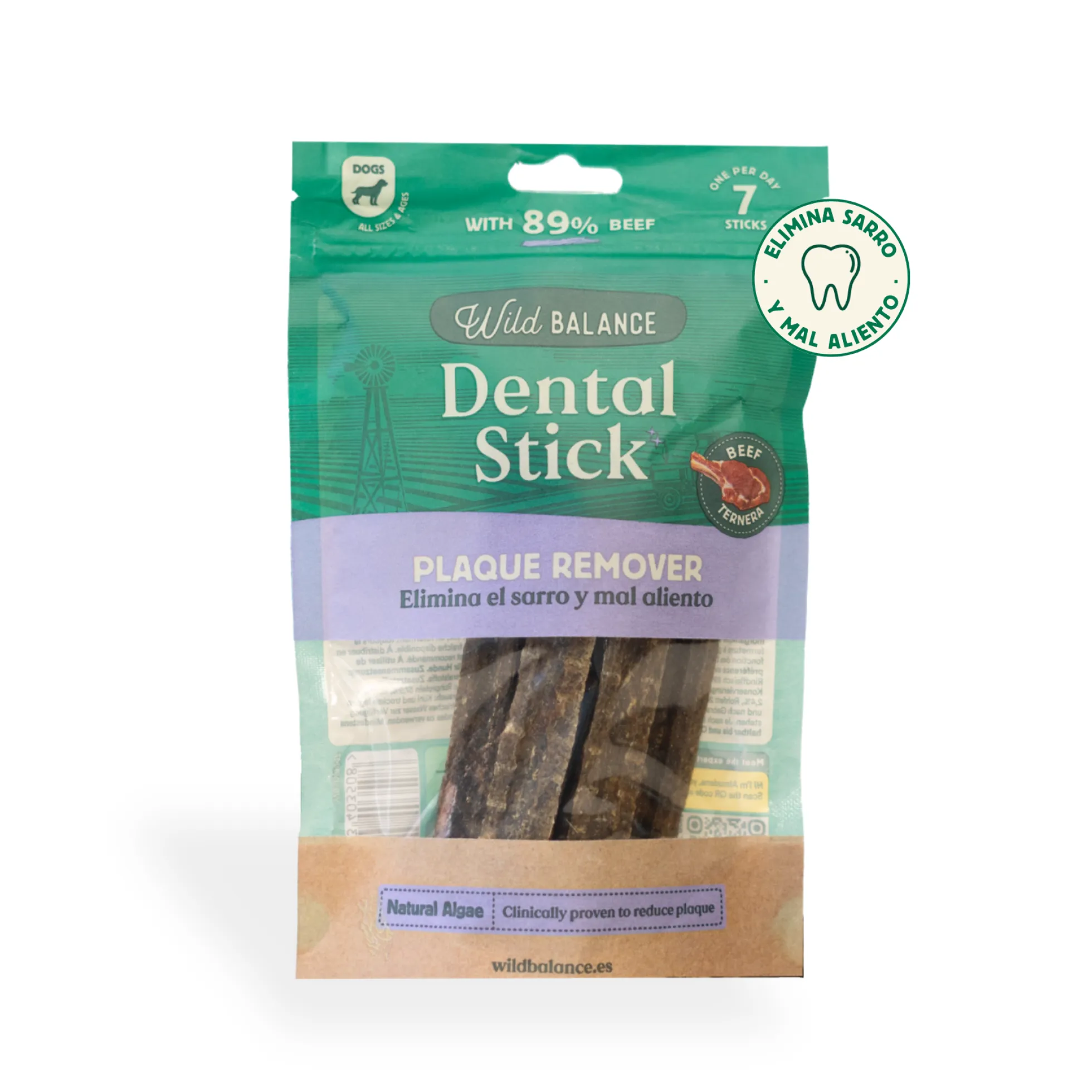 Stick dental Fuera Placa Wild Balance 7 ud.