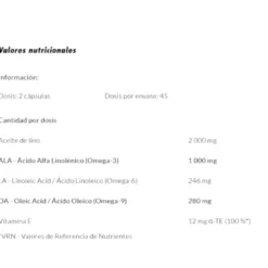 Super Flax Seed Oil Ala 50% - 90 Softgels - Aceites Vegetales - Amix Nutrition