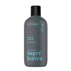 Super leaves men Gel de ducha - Eucalipto y salvia, Attitude, 415mL