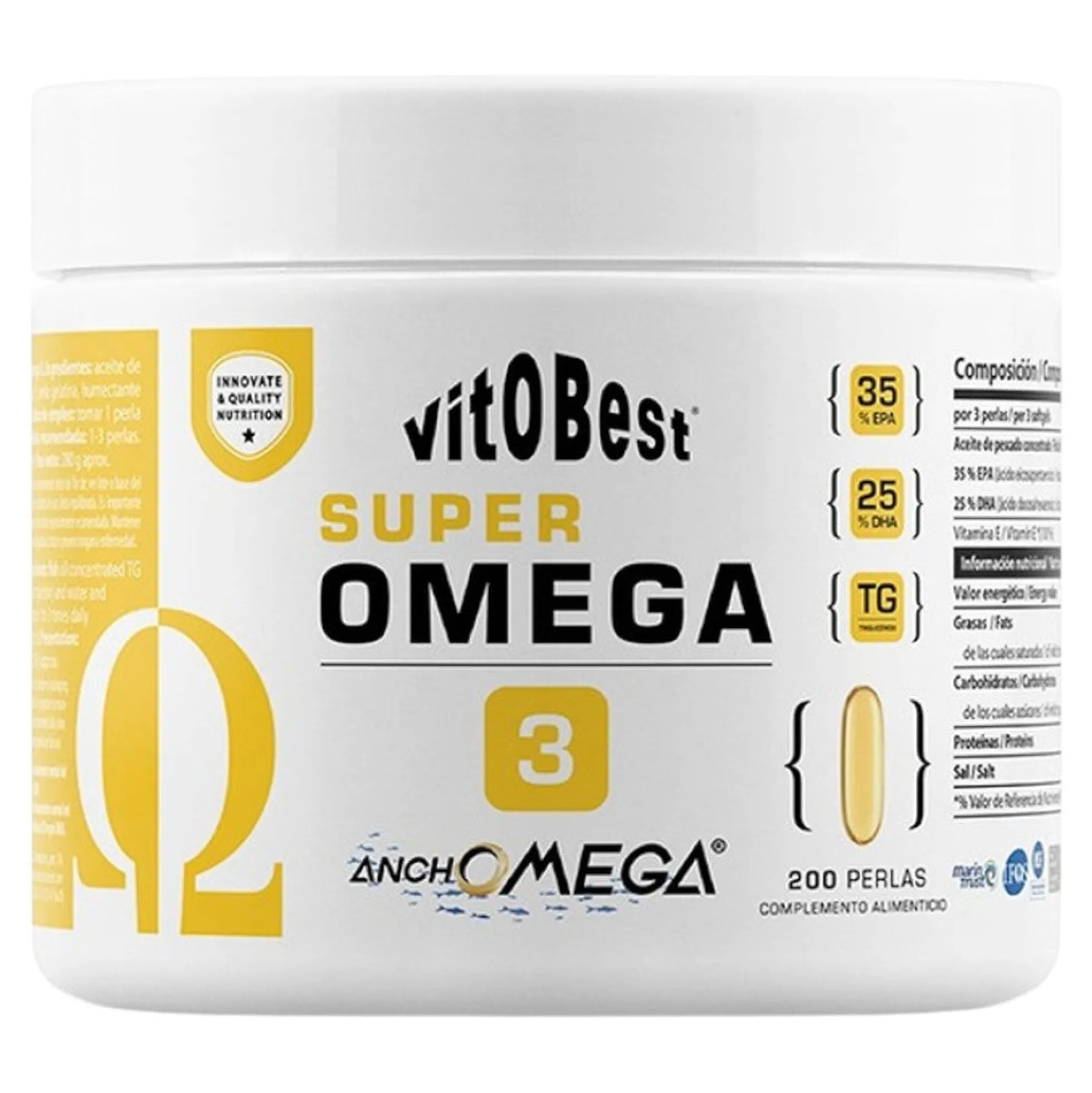 Super Omega 3 Anchomega 200 Perlas