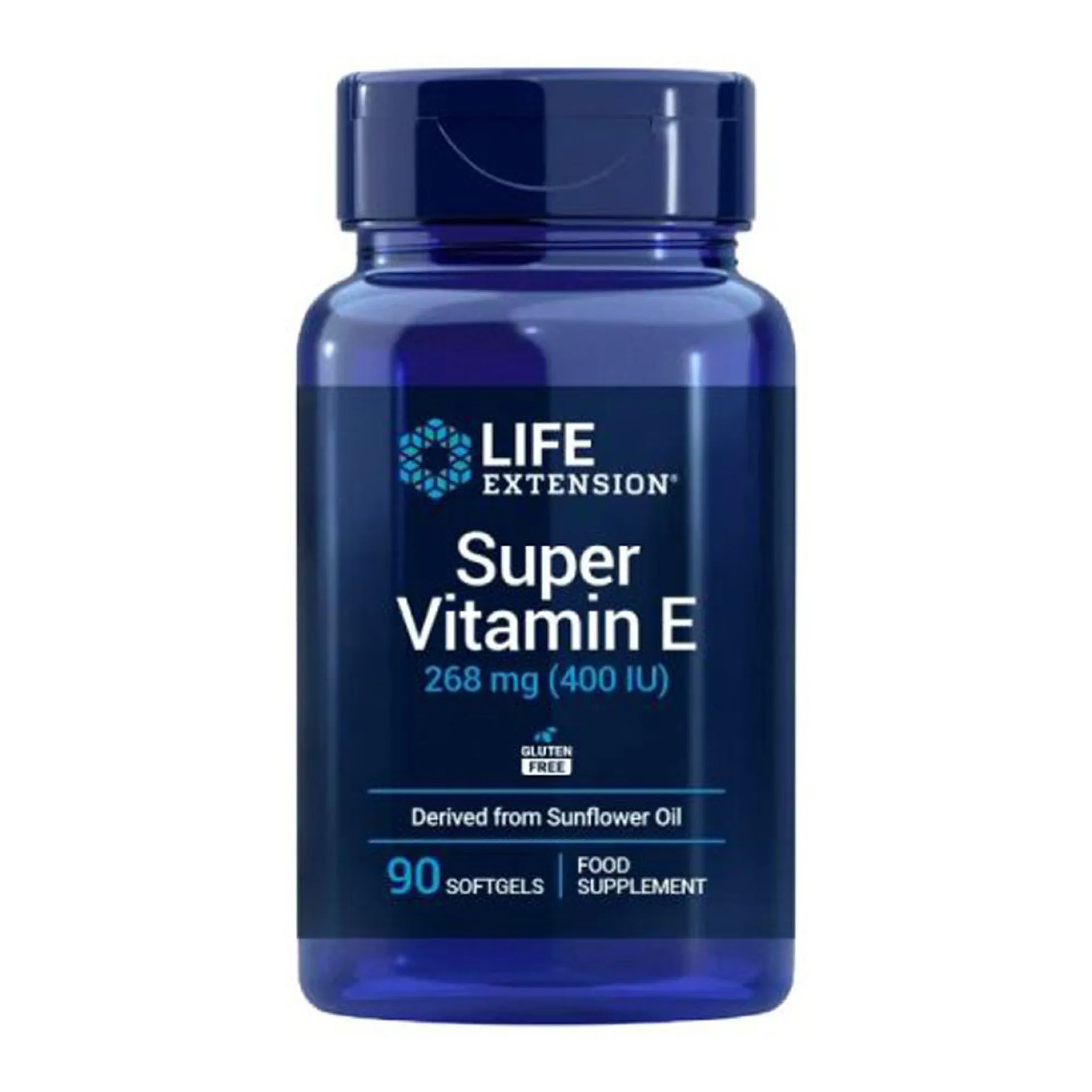 Super Vitamin E 268 mg 400 IU, Life Extension 90 perlas