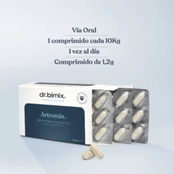 Suplemento Artromix para Perros Cuidado Articular 72 g dr.bimix