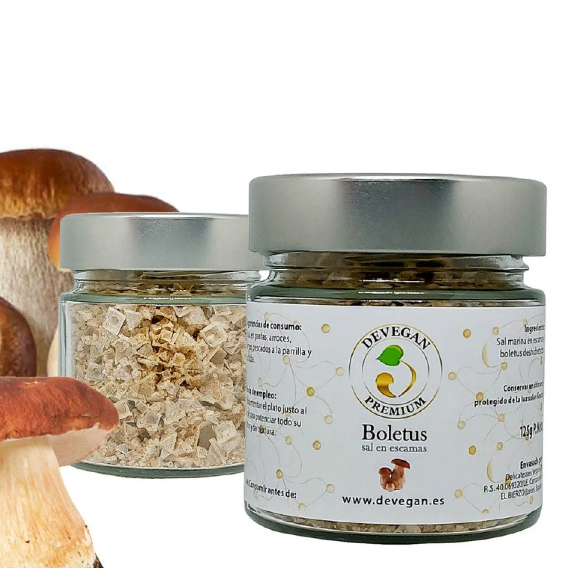 Surtido Sal Trufa, Boletus, Chiili Y Limón. 4 Tarrros De 125 Gr.