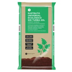 Sustrato Universal Sin Turba ECO Planeta Huerto 20 L - Fórmula mejorada
