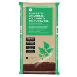 Sustrato Universal Sin Turba ECO Planeta Huerto 80 L - Fórmula mejorada