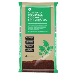 Sustrato Universal Sin Turba ECO Planeta Huerto 50 L - Fórmula mejorada