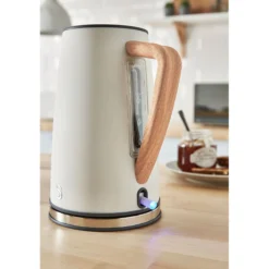 Swan Nordic Hervidor Agua Eléctrico Ultra Rápido, 1,7l, Sin Bpa, Resistencia Oculta, Inalámbrico, Sk14610whtneu, Blanco