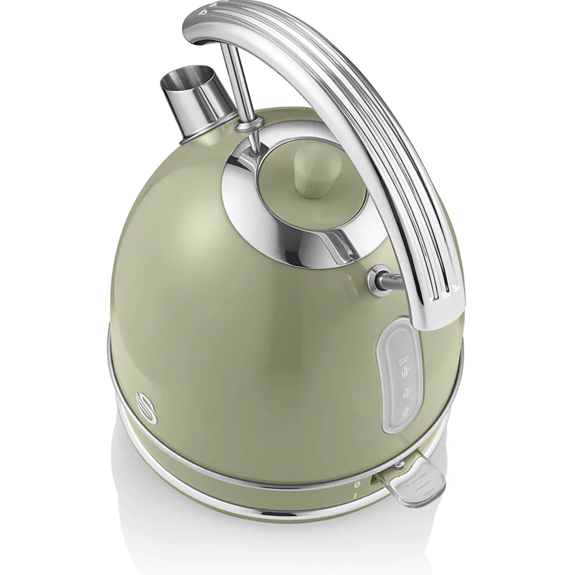 Swan Retro Set Desayuno Hervidor De Agua 1,8 L Inalámbrico, Tostadora 2 Rebanadas Anchas, Vintage, Stp7050gneu, Verde