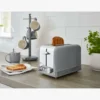 Swan Retro Tostadora Pan Ranura Ancha 2 Rebanadas, Regulador Nivel De Tostado, Descongelación, St19010grneu, Gris 800w