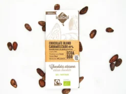 Tableta Bean To Bar Bio chocolate Blond, 45% cacao