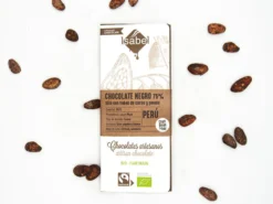 Tableta Bean To Bar Bio chocolate negro, 75% cacao