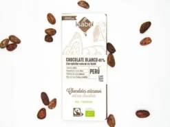 Tableta Bean To Bar Bio chocolate blanco, 45% cacao