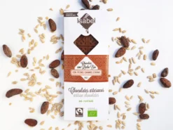 TABLETA BIO CHOCOLATE CON LECHE Y PIPAS CARAMELIZADAS