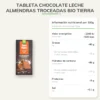 Tableta chocolate leche almendras troceadas bio Tierra Madre 100g
