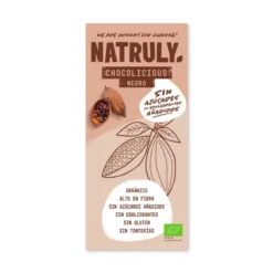 Tableta Chocolicious BIO chocolate negro Natruly 85 g