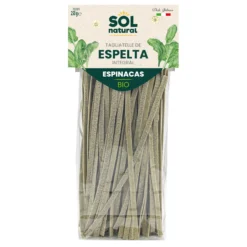 Tagliatelle de Espelta Integral con Espinacas BIO Sol Natural 250g
