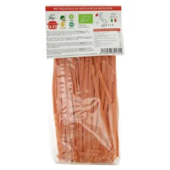 Tagliatelle de lenteja roja sin gluten bio Sol Natural 250 g