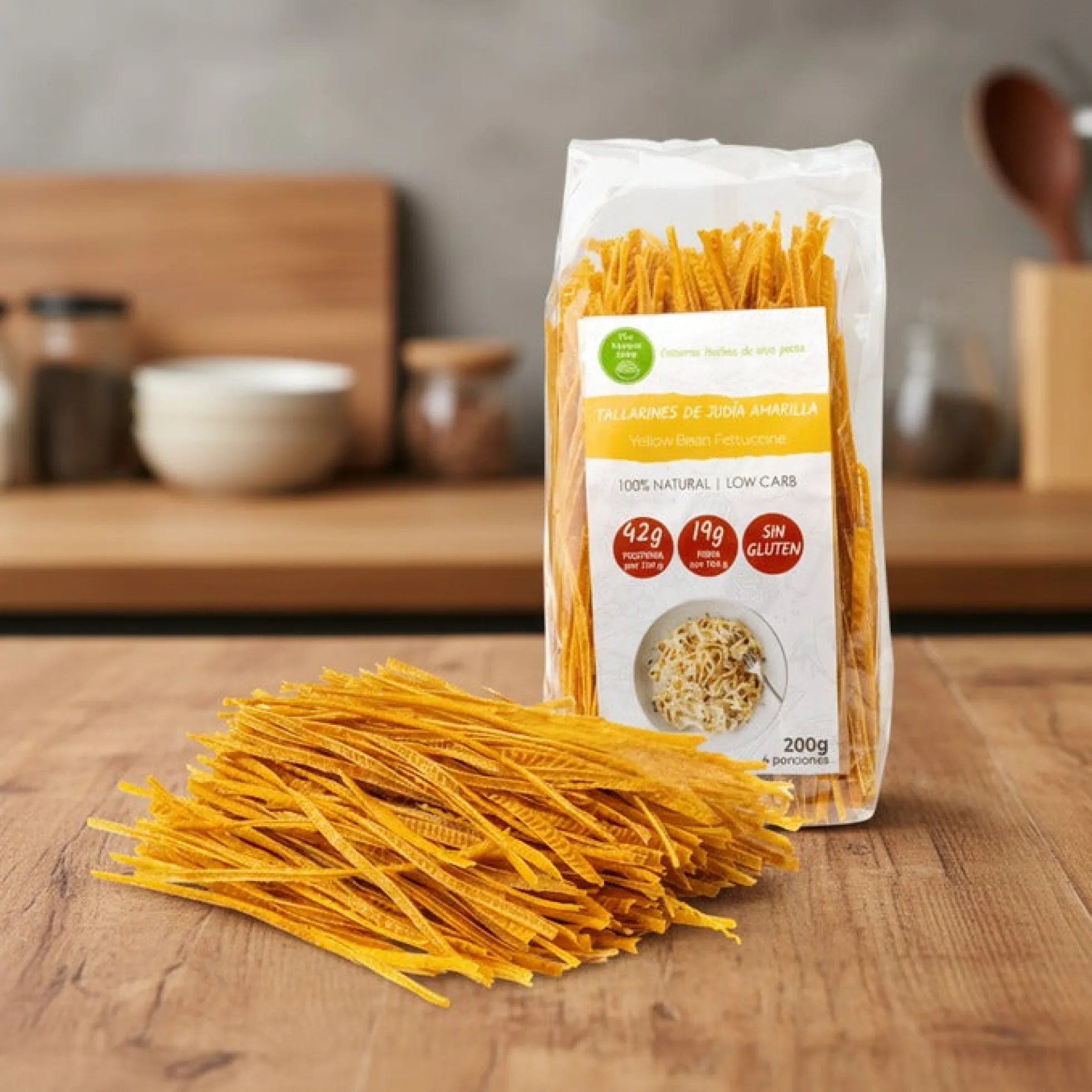Tallarines de Judía Amarilla The Konjac Shop 200g