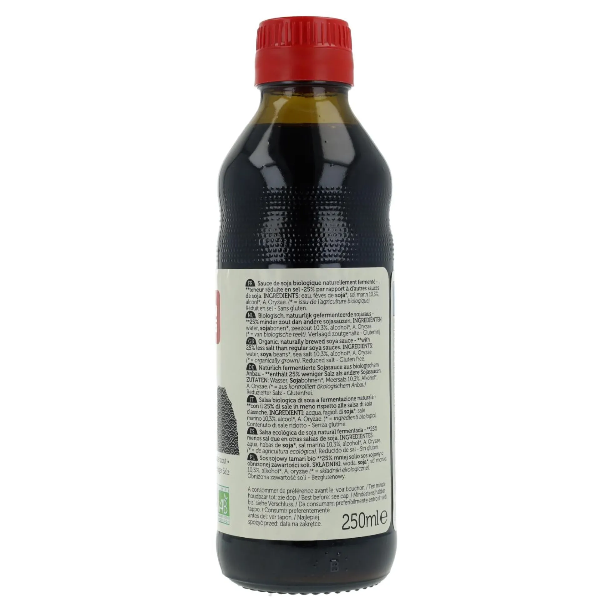 Tamari salsa de soja 25% menos de Sal ECO Lima 250 ml