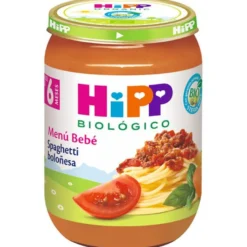 Tarrito de espagueti boloñesa bio +6 meses HiPP 190 g