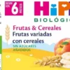 Tarrito de frutas variadas con cereales bio +6 meses HiPP 190 g