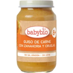 Tarrito de Guiso de Carne con Zanahoria y Ciruelas Babybio 200 g