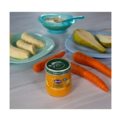 Tarrito de Pera, Plátano y Zanahoria Eco 120 g-Hero Solo