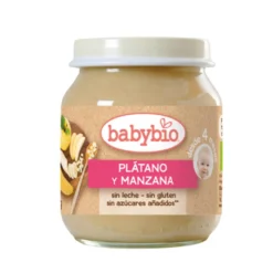 Tarrito de Plátano y Manzana Babybio 130g