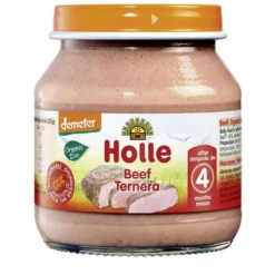 Tarrito ECO carne de ternera +4 M, Holle 125 g