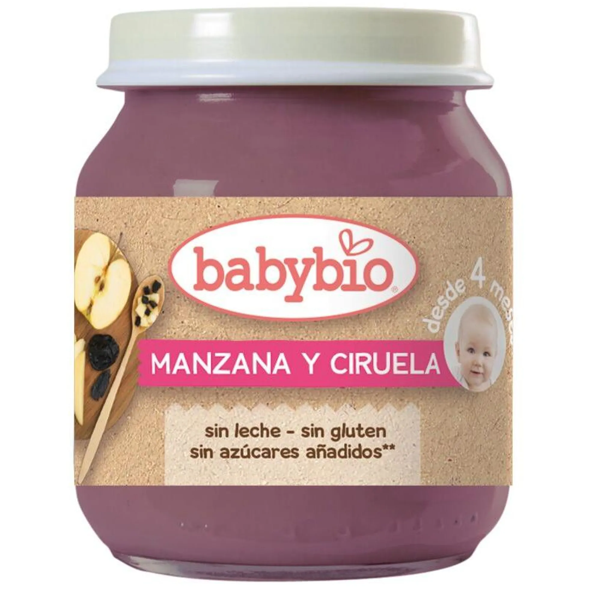 Tarrito Manzana y Ciruela Babybio 130g