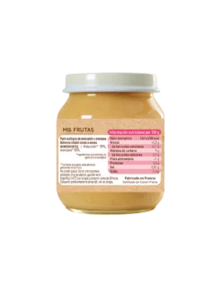 Tarrito Melocotón y Manzana Babybio 130g