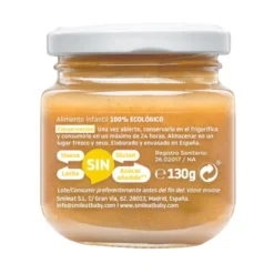 Tarrito Multifrutas con Mango BIO +6 Meses Smileat 130 g