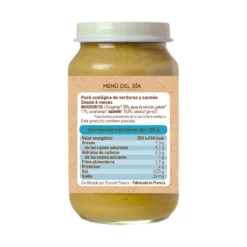 Tarrito Verduras y Salmón (a partir de 6 meses) babybio 200g