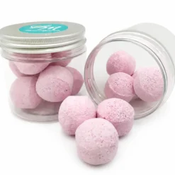 Tarro 7 Mini Bombas Efervescentes Para Manicura Y Pedicura - Ablandan Durezas, Uñas Y Cutículas - Aroma Frambuesa