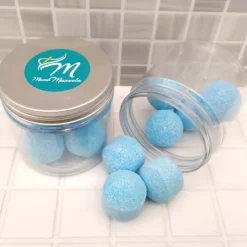 Tarro 7 Mini Bombas Efervescentes Para Manicura Y Pedicura - Ablandan Durezas, Uñas Y Cutículas - Aroma Lavanda