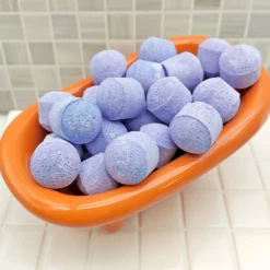 Tarro 7 Mini Bombas Efervescentes Para Manicura Y Pedicura - Ablandan Durezas, Uñas Y Cutículas - Aroma Cereza