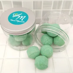 Tarro 7 Mini Bombas Efervescentes Para Manicura Y Pedicura - Ablandan Durezas, Uñas Y Cutículas - Aroma Mango