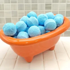 Tarro 7 Mini Bombas Efervescentes Para Manicura Y Pedicura - Ablandan Durezas, Uñas Y Cutículas - Aroma Talco